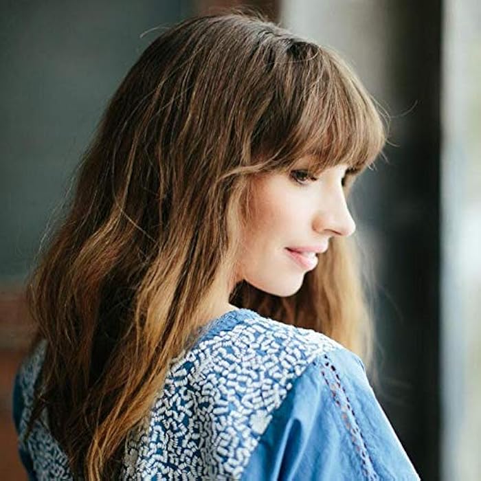 DILLARDS Hair Bangs/Fringe/Hair Extensions Fashion One Piece Clip In Hair - Image 1